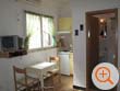 kitchenette and shower of the holiday home Riba
